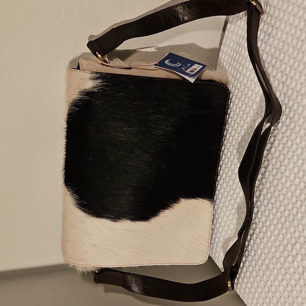Cott n Curls Royce Cowhide Postbag